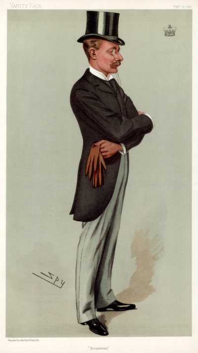 Rousseau, hertigen av Bedford, 1896. av Leslie Matthew Ward