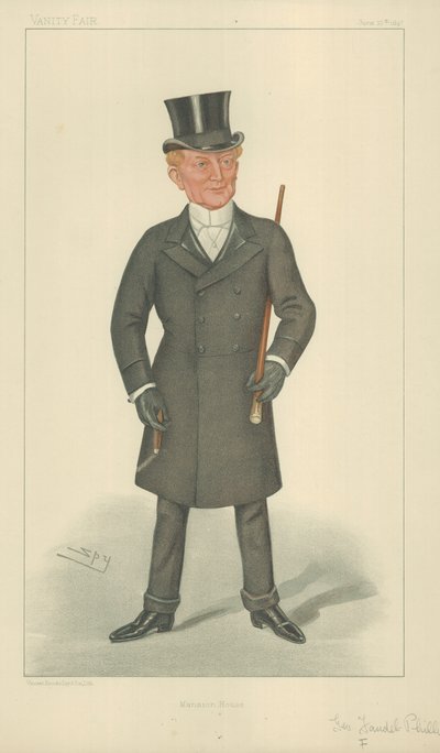 Sir F Phillips, Londons borgmästare av Leslie Matthew Ward