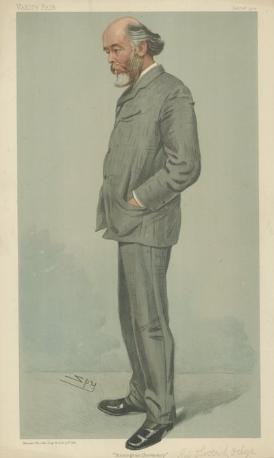 Sir Oliver Joseph Lodge av Leslie Matthew Ward
