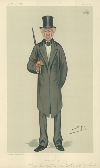 The Earl of Selkirk, skapad 1646, 20 maj 1882, tecknad Vanity Fair av Leslie Matthew Ward