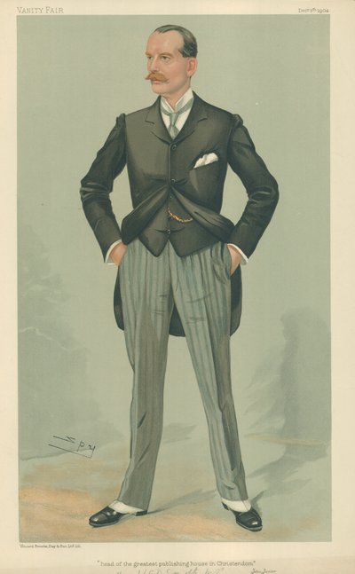 The Hon W F D Smith, chef för kristenhetens största förlag, 8 december 1904, Vanity Fair-tecknad serie av Leslie Matthew Ward