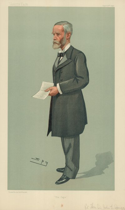 Sir John Gordon Sprigg, The Cape, 16 september 1897, Vanity Fair-karikatyr. av Leslie Matthew Ward