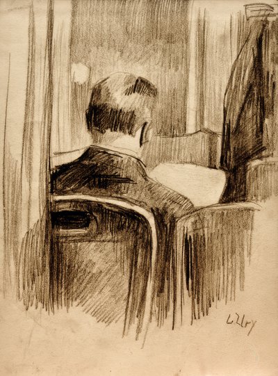 Läsare i caféet av Lesser Ury