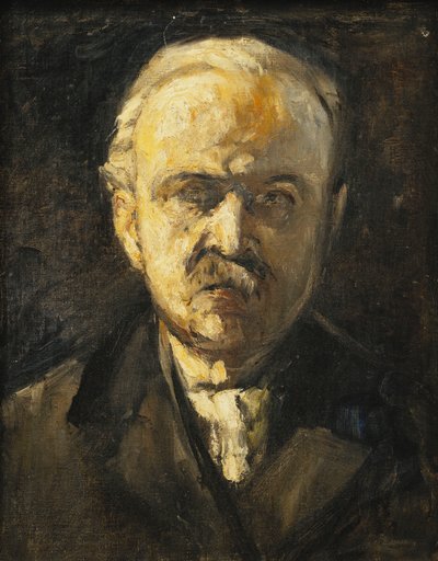 självporträtt; Självporträtt, ca. 1924 av Lesser Ury