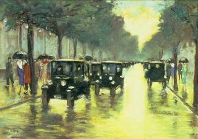 Gatubild av Lesser Ury