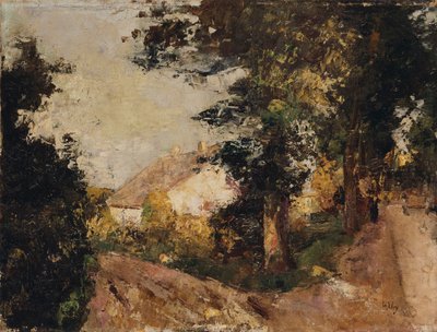 Byn, 1885-1890 av Lesser Ury