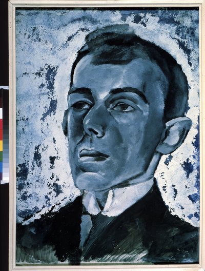 ""Porträtt av poeten Ossip Mandelstam (1891-1938)"" Målning av Lev Alexandrovich Bruni (1894-1948) Privat samling av Lev Aleksandrovitc Bruni