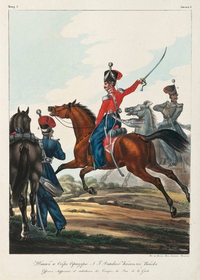Stabsofficer och chef för Don Kosackarmén, 1830-1840-talet av Lev Alexandrovich Belousov