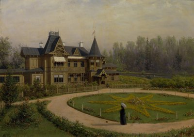 En Dacha, 1892 av Lev Felixovich Lagorio