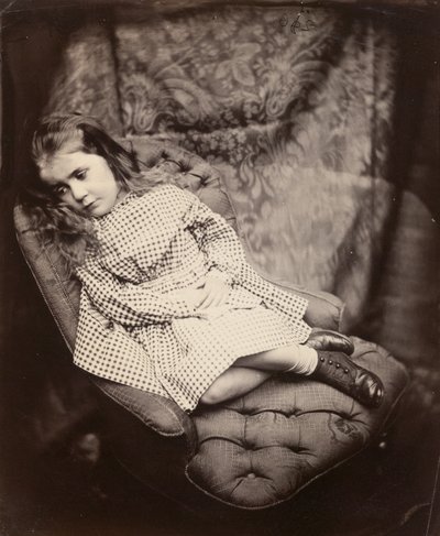 Margaret Frances Langton Clarke, 1864, tryckt c.1866 av Lewis Carroll