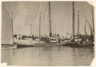 [Ostronbåtar, Mobile Bay, Alabama] av Lewis W. Hine