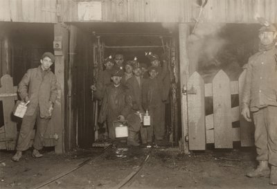 Vid dagens slut, Pennsylvania, den 7 januari av Lewis Wickes Hine