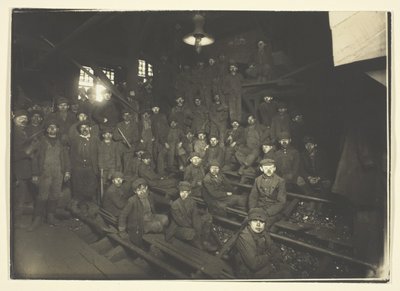 Breaker Boys i Coal Chute, South Pittston, Pennsylvania av Lewis Wickes Hine