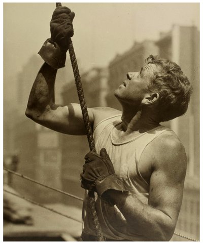 Byggnadsarbetare Empire State Building, ca 1930 av Lewis Wickes Hine