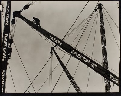 Borrhålsarbetare på Empire State Building av Lewis Wickes Hine