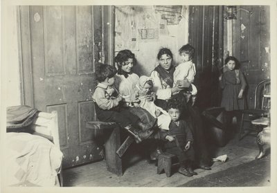 Italiensk familj, Chicago av Lewis Wickes Hine