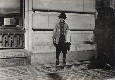 Tidningspojke av Lewis Wickes Hine