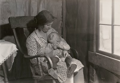 Oklahoma Madonna, (Röda Korsets tjänst för torka) av Lewis Wickes Hine