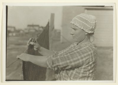 Slavisk gruvarbetarhustru, New Dubois, Pennsylvania av Lewis Wickes Hine