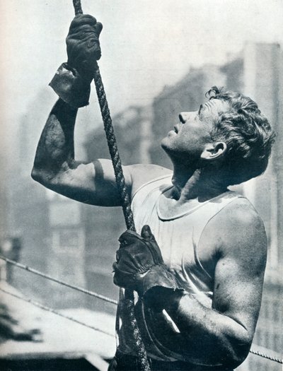 Empire State Building: Skyscraper Workers, c1931 av Lewis Wickes Hine