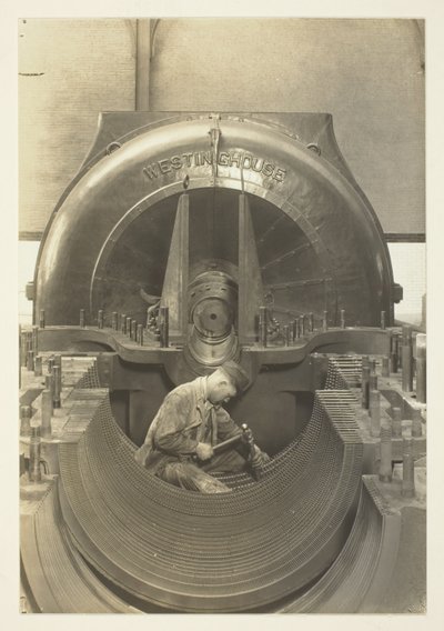Turbinen, Power-House, New York City av Lewis Wickes Hine