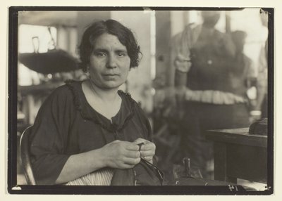 Kvinna Klädarbetare av Lewis Wickes Hine