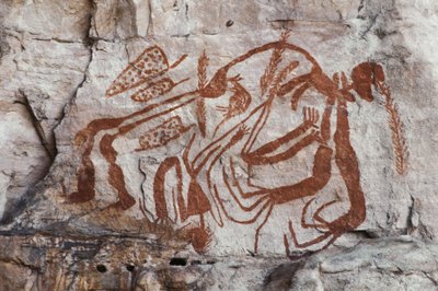 Aboriginal mytologi, Burrunggui, Arnhem Land (klippmålning) av Unbekannt Unbekannt