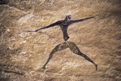 Archer, grottmålning, Tassili n