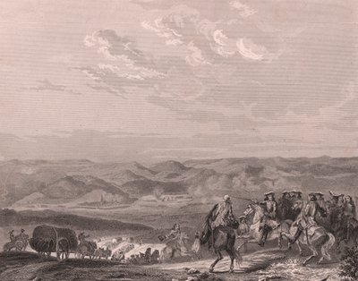 Slaget vid Freiburg, Tyskland, augusti 1644, trettioåriga kriget, stålgravyr på kinapapper av Unbekannt Unbekannt