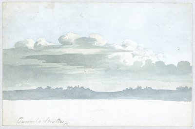 Molnstudie av Luke Howard, c 1808-1811 av Unbekannt Unbekannt