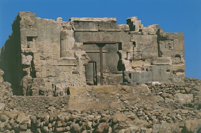 Egypten. Forntida Aghurmi vid Siwa (Siwah) Oasis. Oraklets tempel eller Amons tempel. 26:e dynastin, 664-525 f.Kr av Unbekannt Unbekannt