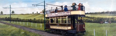 Elektriskt tåg från Burton & Ashby Light Railways av Unbekannt Unbekannt