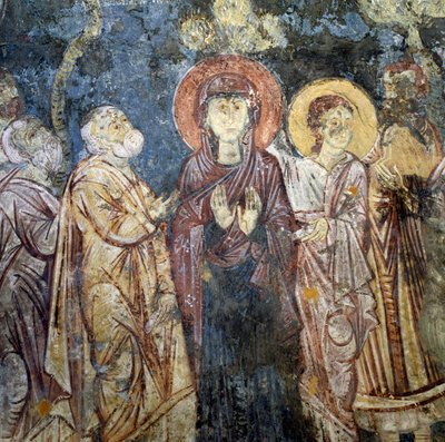 Fresker i kyrkan i Alikampos, Kreta, Grekland (foto) av Unbekannt Unbekannt