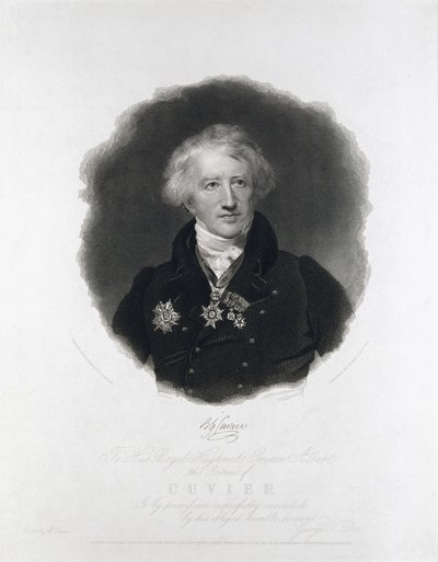 Georges Cuvier, fransk anatom av Unbekannt Unbekannt