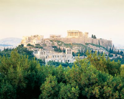 Grekland, Attika, Akropolis i Atens Parthenon av Unbekannt Unbekannt