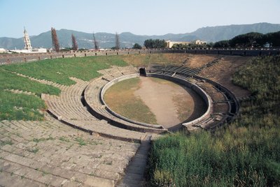 Italien, Campania Region, Pompei, amfiteater (foto) av Unbekannt Unbekannt