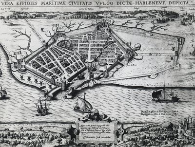 Karta över Le Havre av Unbekannt Unbekannt