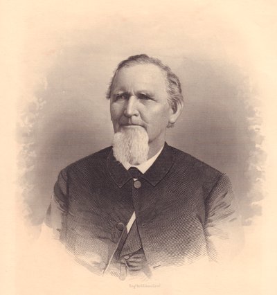 Porträtt av den amerikanske metodistprästen John L Smith, gravyr av FE Jones, cirka 1870 av Unbekannt Unbekannt