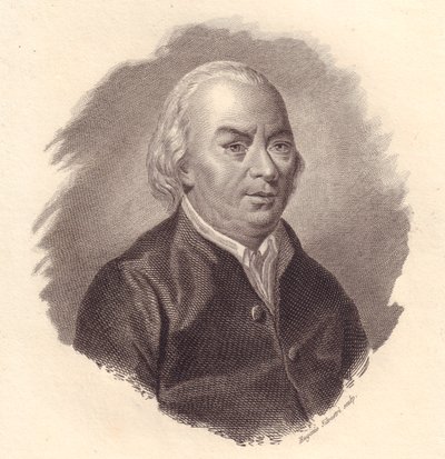 Porträtt av den italienske poeten Gian Carlo Passeroni (1713-1803), kopparstick av Eugenio Silvestri av Unbekannt Unbekannt
