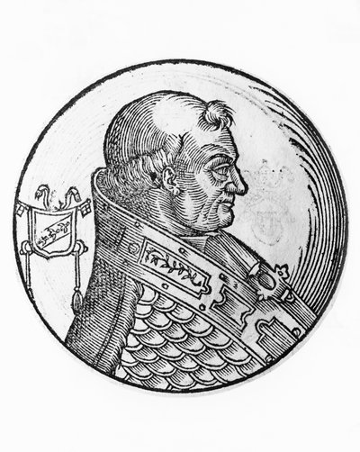 Porträtt av Stephen IX, eller X (Frederic de Lorraine, cirka 1020-1058) av Unbekannt Unbekannt