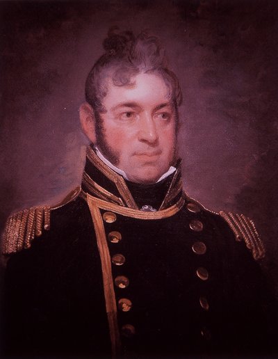 William Bainbridge (1774-1833) (lito i färg) av Unbekannt Unbekannt