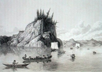 Expedition Crossing Lake Prosperous, 30 maj av Lieutenant (after) Hood