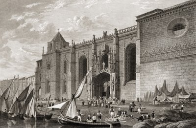 Mosteiro dos Jeronimos Belem, Lissabon, från 