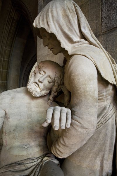 Pieta, detalj av Ligier Richier