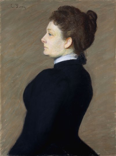 dam i svart av Lilla Cabot Perry