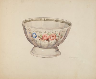 Skål, c. 1937. av Lillian Causey