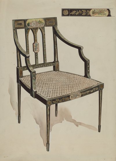 Stol, c. 1936. av Lillian Causey
