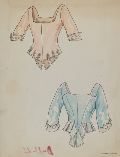 Satin Bodice, ca. 1938. av Lillian Causey