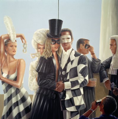 Berkeley Hotel Mural - 1 av Lincoln Seligman