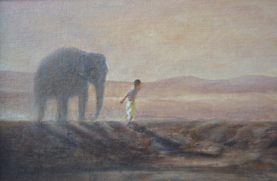 Pojke och elefant av Lincoln Seligman